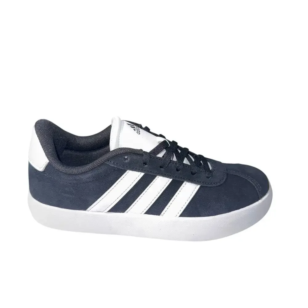 ADIDAS Black Unisex Sportswear 859 VL Court 3.0 Shoes Kids SZ/3